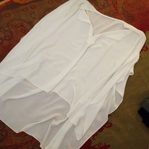 Beautiful white BCBG blouse